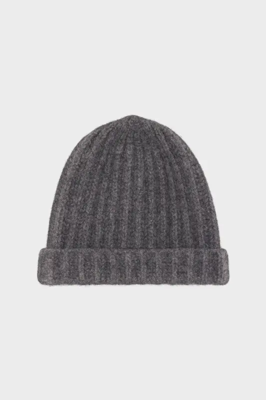 Maison Margiela Felted wool beanie Dark grey online