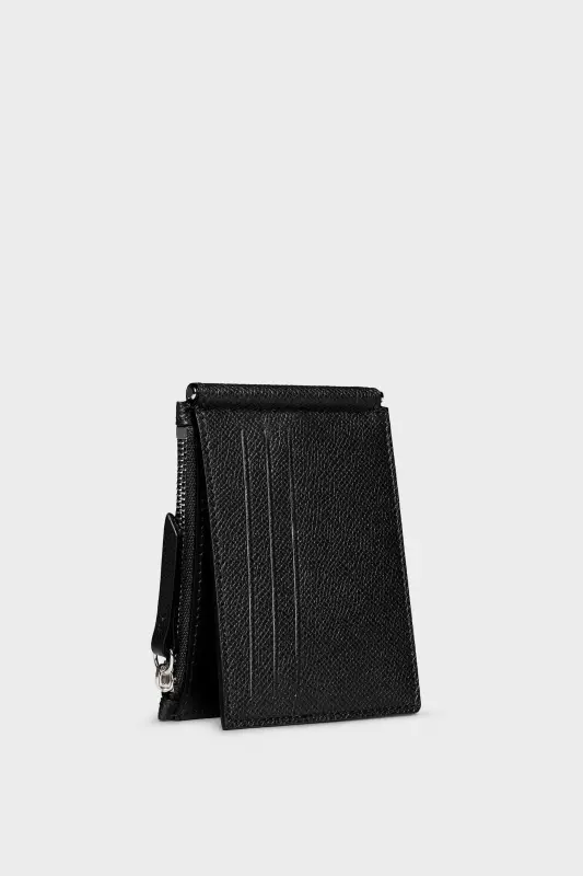 Maison Margiela Blue Leather Wallet Black online