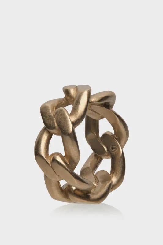 Maison Margiela Chain Ring Yellow Gold Burattato online