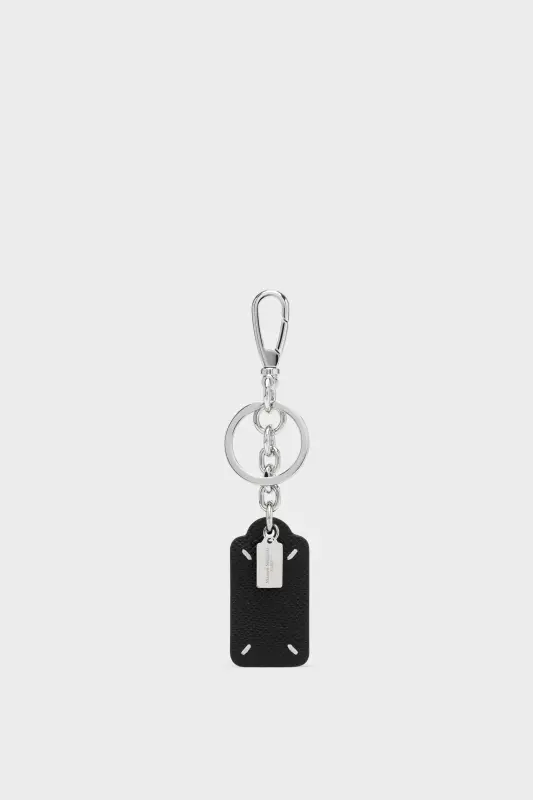 Maison Margiela DOUBLE TAG KEYRING SMALL Black online