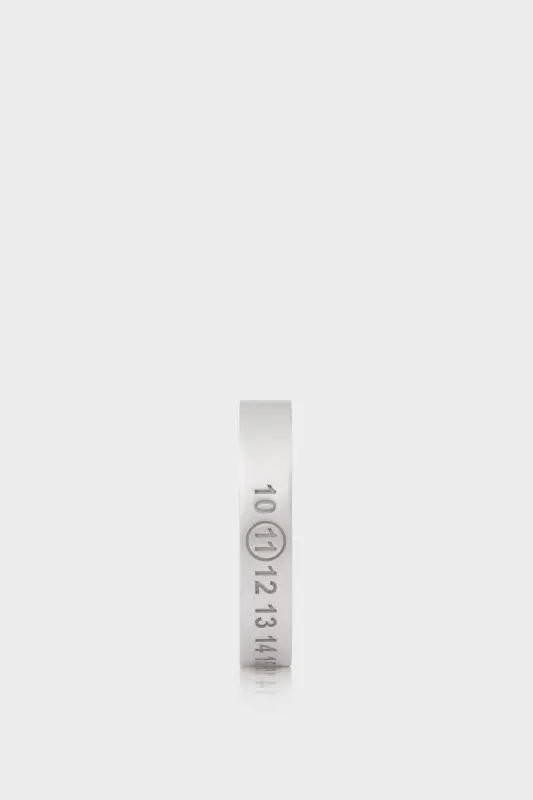 Maison Margiela NUMBER REFERENCE RING 4 mm Silver online