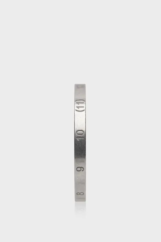 Maison Margiela Slim Silver Ring: Numerical Ring Silver online