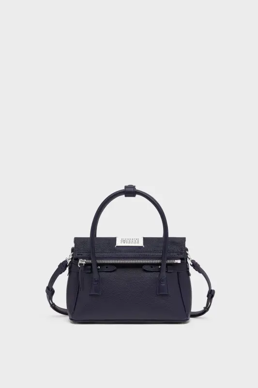 Maison Margiela Blue Leather 5AC East West Small Handbag Bleu outre-mer online