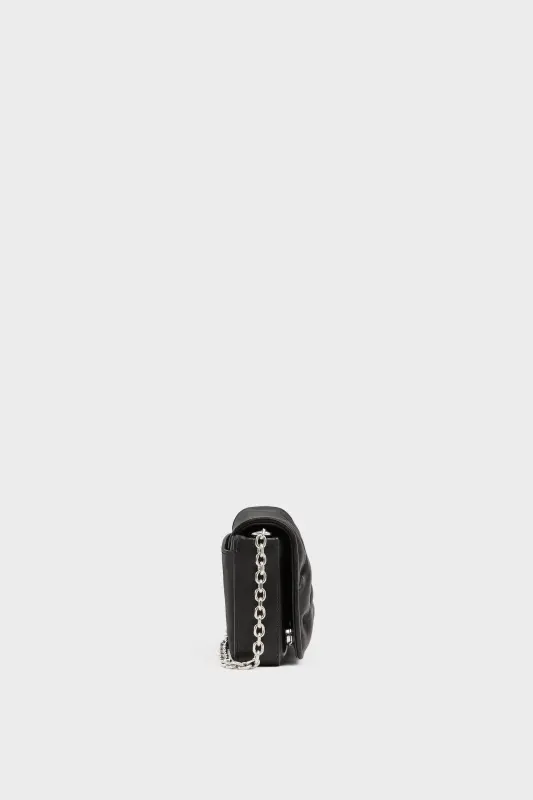Maison Margiela GLAM SLAM EMBROIDERY FLAP MINI Black online
