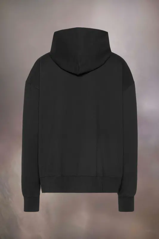 Maison Margiela Black Printed Hooded Sweatshirt Black online
