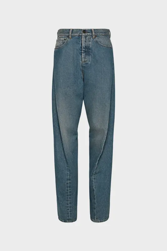 Maison Margiela Diagonal Seam Jeans Blue online