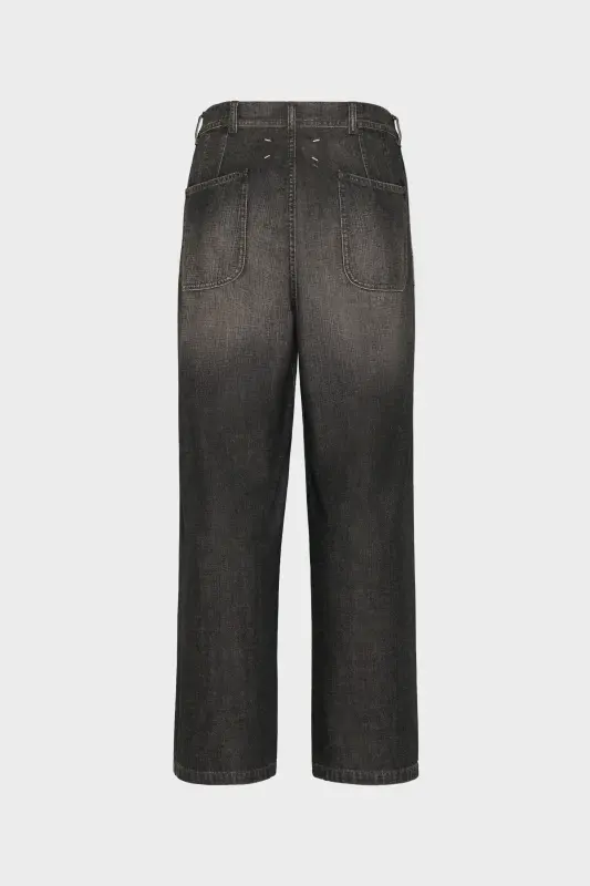 Maison Margiela Distressed jeans Black online