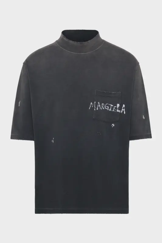 Maison Margiela Graffiti logo T-shirt Black online