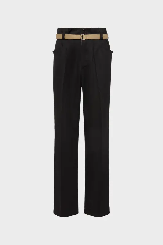 Maison Margiela Mens Black Wool Minimal Trousers Black online