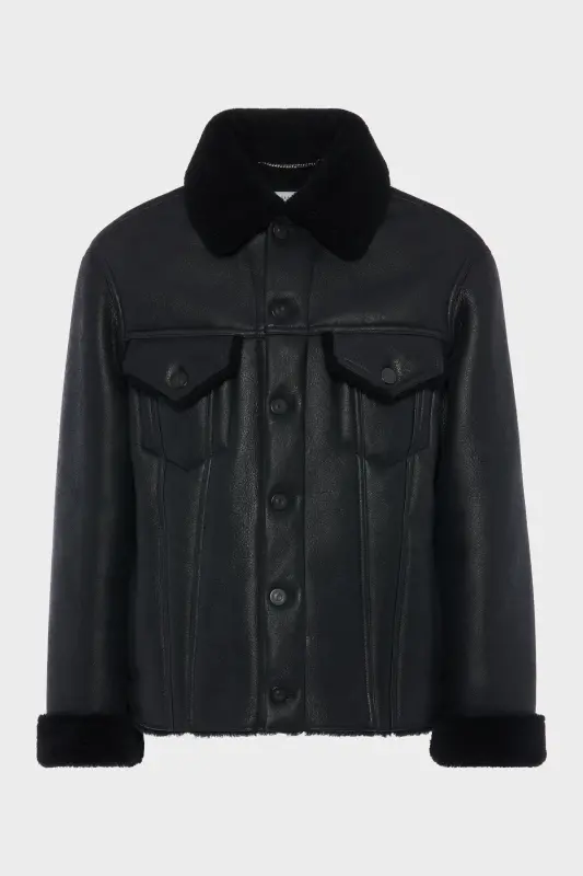 Maison Margiela SHEARLING JACKET Black online