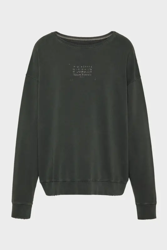 Maison Margiela Stamp logo sweatshirt Black online