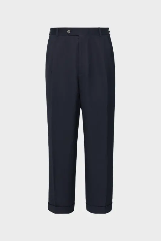 Maison Margiela Turn-up trousers Blue online
