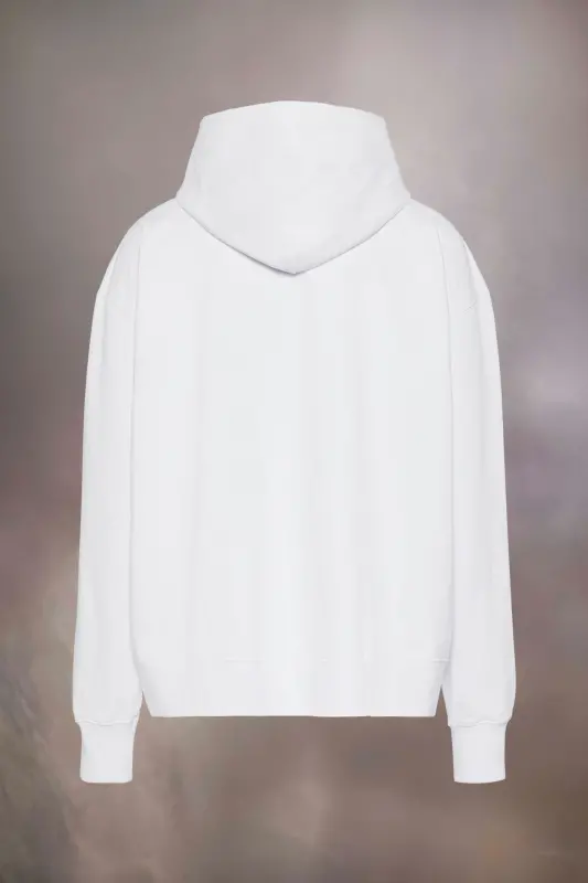Maison Margiela White Printed Hooded Sweatshirt White online