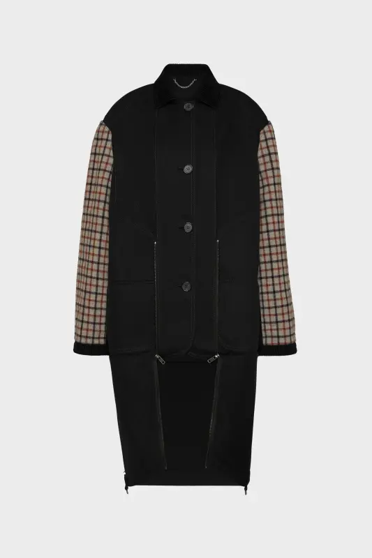 Maison Margiela Heavy Cotton Double Coat Black online