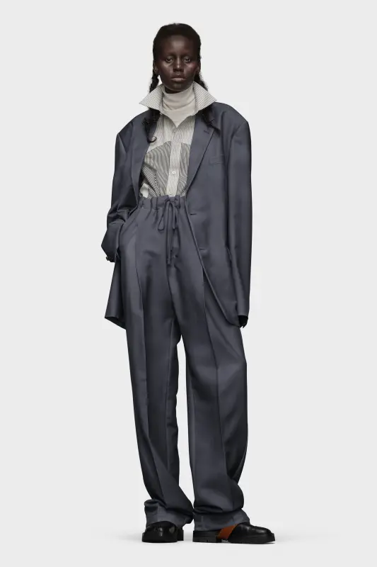 Maison Margiela Mohair Wool Suit Jacket Dark avion online
