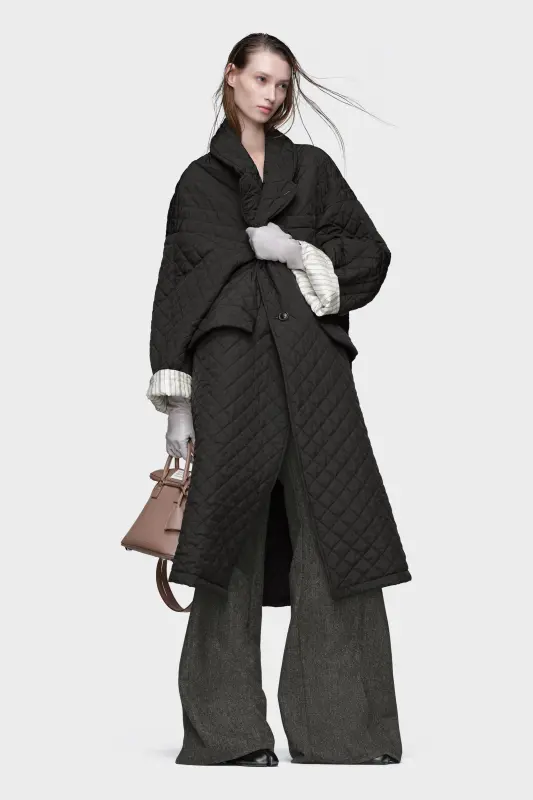 Maison Margiela Quilted coat Black online