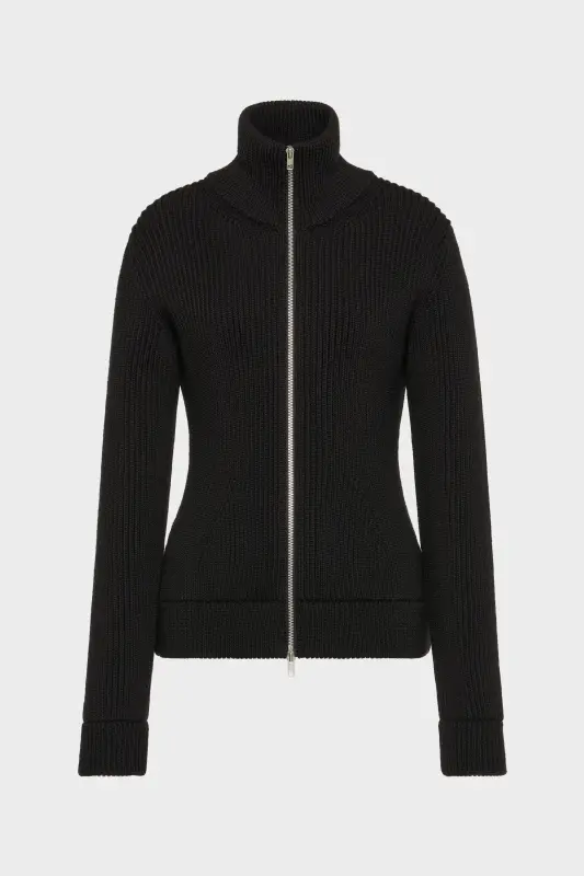 Maison Margiela Wool zipped cardigan Black Maison Margiela Wool zipped cardigan Black online