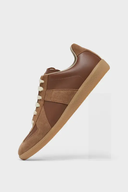 Maison Margiela Replica Sneakers Dirty Wash Adobe Brown online