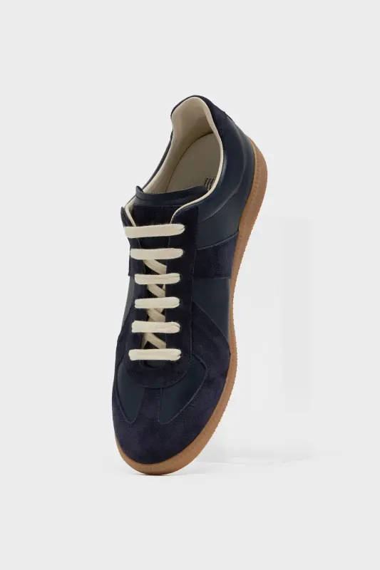 Maison Margiela Replica Sneakers Dirty Wash Blue Night online