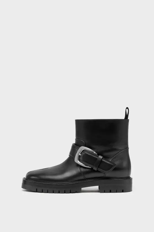 Maison Margiela TABI COUNTY BUCKLE ANKLE BOOTS Black online