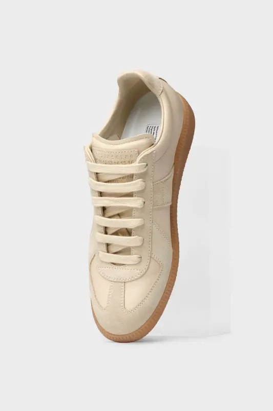 Maison Margiela Beige Replica Sneakers Dirty White Beige online