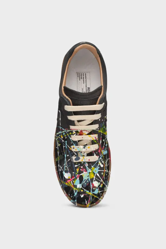 Maison Margiela Paint Drop Replica Sneakers Black Black online