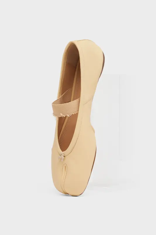 Maison Margiela TABI BALLERINA FLAT ELASTIC BAND Nude online
