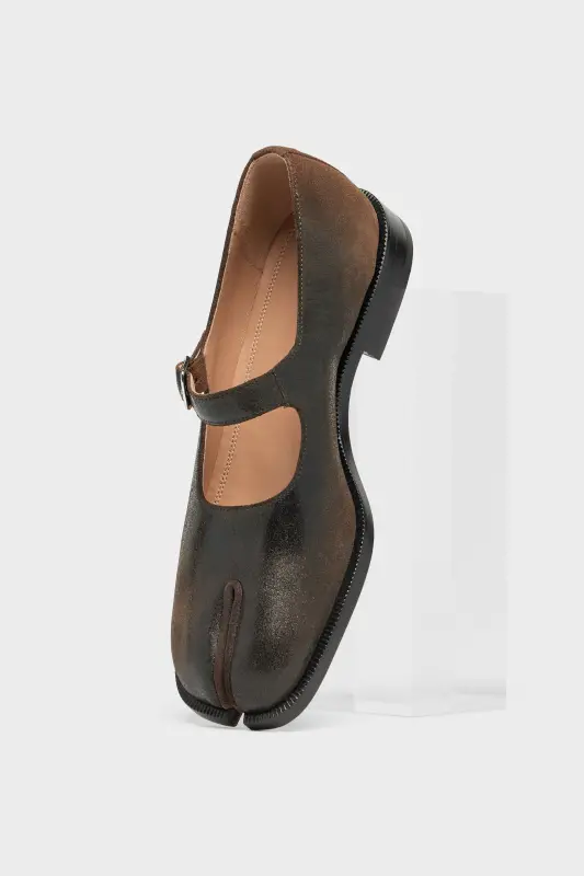 Maison Margiela TABI CITY MARY JANE Brown and Black online