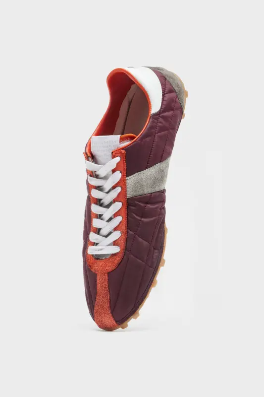 Maison Margiela Womens Gray Sprinters Red and white online